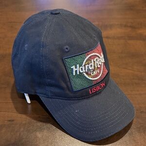 Hard Rock Cafe Navy Cap with Lisbon Patch